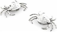 mud pie silver crab salt and pepper shakers: coastal charm for your table logo