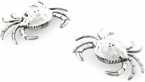 img 2 attached to Mud Pie Silver Crab Salt and Pepper Shakers: Coastal Charm for Your Table