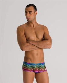 img 3 attached to Arena Multicolor Reversible Swimsuit Black Multi