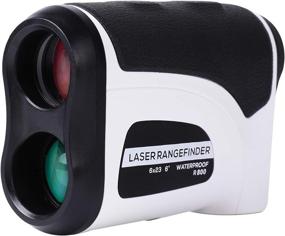 img 4 attached to 🎯 Donzy Laser Rangefinder with Slope - 6X Magnification for Golf and Field Hunting - Waterproof and Battery Powered