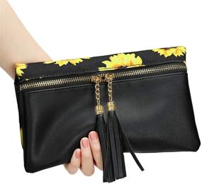 img 2 attached to 🌻 Sunflower Crossbody Messenger Shoulder Handbag - Women's Handbags & Wallets, Ideal Shoulder Bags