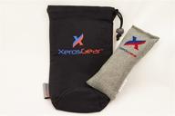 🧦 xeros gear natural odor-resistant shin guard bag. a vital accessory for soccer players! effectively eliminates moisture and odor with 100% moso bamboo charcoal. long-lasting performance! logo