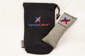 img 4 attached to 🧦 Xeros Gear Natural Odor-Resistant Shin Guard Bag. A Vital Accessory for Soccer Players! Effectively Eliminates Moisture and Odor with 100% Moso Bamboo Charcoal. Long-lasting Performance!