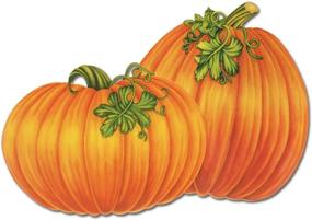 img 1 attached to 🎃 Beistle 4-Pack Decorative Pumpkin Cutouts - Packaged, 16-Inch