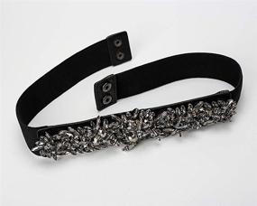 img 2 attached to Dorchid Heavily Crystal Rhinestone Waistband