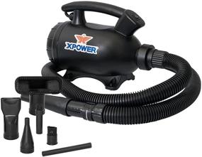 img 4 attached to 💨 XPOWER A-5 Mini Powered Air Duster Vacuum - Multifunctional & Sleek Black Finish