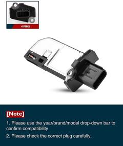 img 3 attached to 🚛 KAX Mass Air Flow Sensor: Original Equipment Replacement for E350 Van, E450 Van, Expedition, Explorer, F150 & F450 Trucks - BR31-12B579-AA MAF Sensor 245-1329