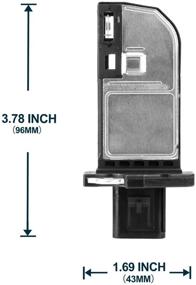 img 2 attached to 🚛 KAX Mass Air Flow Sensor: Original Equipment Replacement for E350 Van, E450 Van, Expedition, Explorer, F150 & F450 Trucks - BR31-12B579-AA MAF Sensor 245-1329