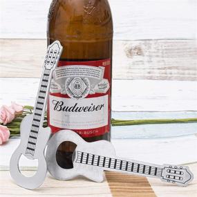 img 1 attached to 🎸 LanHong 2 Piece/Set Music Guitar Bottle Opener – Creative Beer Opener in Guitar Shape, Perfect for Guitar and Music Lovers