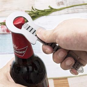 img 2 attached to 🎸 LanHong 2 Piece/Set Music Guitar Bottle Opener – Creative Beer Opener in Guitar Shape, Perfect for Guitar and Music Lovers