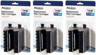 🔄 aqueon large replacement cartridges (6 count) for quietflow internal filter at30 and at40 логотип