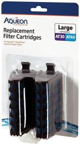 img 1 attached to 🔄 Aqueon Large Replacement Cartridges (6 Count) for QuietFlow Internal Filter AT30 and AT40