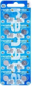 img 4 attached to 🔋 Renata SR920SW 371 Silver Oxide Batteries - Pack of 10, Zero Mercury, Ideal for Electronic Devices