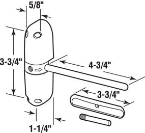 img 3 attached to Prime Line KC17HD Safety Spring Closer