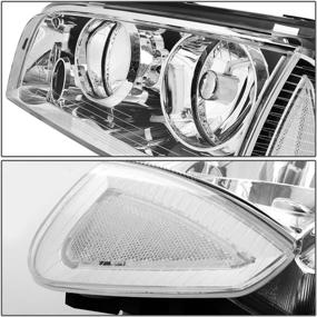 img 2 attached to 💡 Enhance Your 06-10 Charger with DNA Motoring HL-OH-CHA05-4P-CH-CL1 Chrome Housing Headlights Replacement