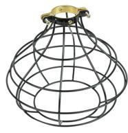 🏮 artifactdesign black rustic industrial sphere pendant lamp cage with an eye-catching rustic design логотип