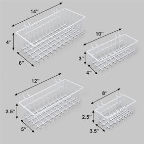 img 3 attached to 🧺 Heavy Pegboard Basket Accessories: Organize and Maximize Space!