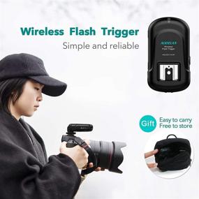 img 2 attached to 📶 AODELAN Wireless Flash Trigger Transmitter and Receiver Set: Ultimate Speedlite Trigger for Flash Units with Universal Hot Shoe