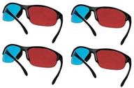 👓 gator crunch pro gen x 3d glasses - family pack bundle (set of 4 pairs) logo