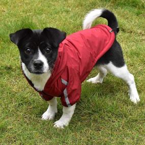 img 2 attached to 🐶 Keep Your Pup Dry with the DONGKER Dog Raincoat: Stylish and Warm Apparel for Small Dogs