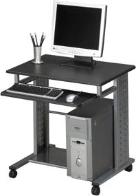 img 1 attached to Efficient Mayline Small Home Office Empire Mobile PC Station for Convenient Work-from-Home Setup