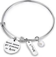 👩 zuo bao aunt bracelet: the perfect gift for new aunt - sisters' special bond celebrated logo