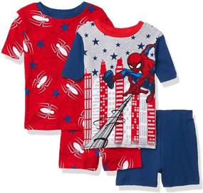 img 3 attached to 🕷️ Marvel Boys Spiderman Cotton Pajamas: Comfortable Clothing and Sleepwear for Boys
