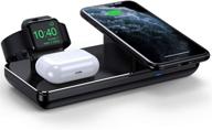 wireless charging station included magnetic portable audio & video logo