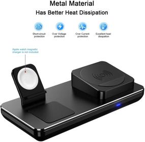 img 3 attached to Wireless Charging Station Included Magnetic Portable Audio & Video