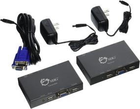 img 1 attached to 💻 USB VGA KVM удлинитель через CAT5 - SIIG CE-KV0511-S1 Translated into Russian: "💻 USB VGA KVM удлинитель через CAT5 - SIIG CE-KV0511-S1