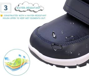 img 1 attached to Wowhah Toddler Outdoor Winter 750 Black 24 Boys' Shoes for Boots