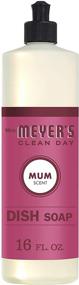 img 4 attached to 🧴 Mum Scent Liquid Dish Soap by Mrs. Meyer’s Clean Day - 16oz Bottle