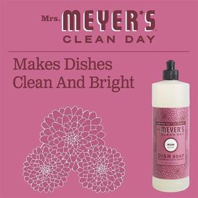 img 1 attached to 🧴 Mum Scent Liquid Dish Soap by Mrs. Meyer’s Clean Day - 16oz Bottle