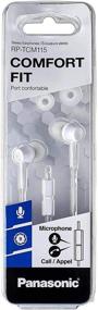 img 3 attached to 🎧 Panasonic RP-TCM115 Canal-Type in-Ear Headphones, White - Dynamic Sound and Comfortable Fit