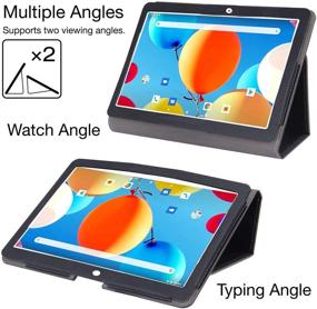 img 2 attached to 📱 Adjustable Silicone Protective Tablet Cover with Anti-Slip Feature