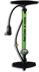 img 4 attached to 🚴 AerGun X-1000 Bike Pump – Innovative AerTight Pump Head for Effortless use with Presta and Schrader Bicycle Pump Valves – Built-in Pressure Gauge – up to 160 PSI