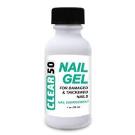 преобразите ваши ногти с clear 50 nail gel: 50% мочевины формула для мягких и не ломающихся ногтей - быстрое высыхание, удобный аппликатор, превосходство над кремами! логотип
