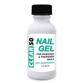 img 4 attached to Преобразите ваши ногти с CLEAR 50 Nail Gel: 50% мочевины формула для мягких и не ломающихся ногтей - быстрое высыхание, удобный аппликатор, превосходство над кремами!