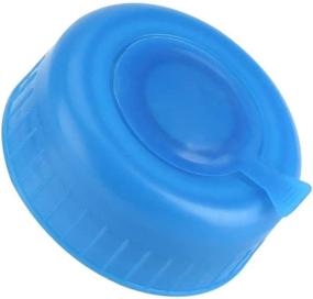 img 1 attached to 💧 FastUU 5 Pcs Blue Gallon Water Bottle Caps - Simple, Modern Design, Safe & Reusable Screw On Cap for Gallon Water Bottles