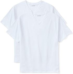 img 3 attached to Amazon Essentials 2-Pack Men's Short Sleeve T-Shirts: Top-Quality Clothing and Shirts on Sale