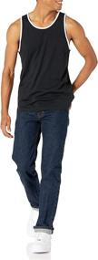img 1 attached to Amazon Essentials Slim Fit Charcoal Heather Men's Clothing for Shirts