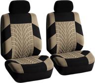 🚗 fh group fb071102 travel master seat covers: beige front set for universal fit in cars, trucks, and suvs – top-rated protection and style logo