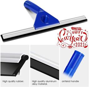 img 2 attached to 🧼 MASTERTOP Window Squeegee Cleaning Tool - Ultimate Outdoor Window Cleaner Kit for Streak-Free Shine