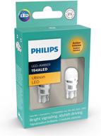 🚗 enhance your vehicle's lighting with philips 194 ultinon amber led bulb (2 pack) logo