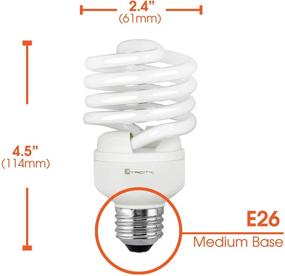 img 1 attached to Efficient Industrial Electrical: Compact Fluorescent Spiral with Equivalent Lumens