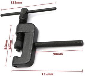 img 1 attached to 🔗 13 шт. Набор ручного отрезного и прессовочного инструмента с кейсом - идеальный инструмент для разрезания и сплиттера звена цепи тяжелой нагрузки для мотоциклов, велосипедов, квадроциклов и автомобилей от MR CARTOOL
