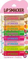 💄 lip smacker original flavors party pack lip glosses - 8 count multi-pack for glittering lips logo