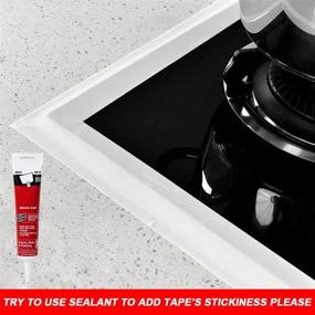 img 2 attached to 🏢 Ultimate Waterproof Caulking Adhesive for Kitchen and Bathroom