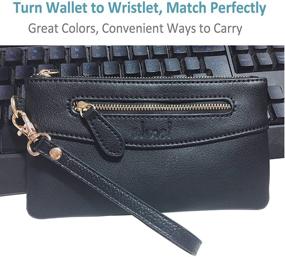 img 1 attached to 👝 Versatile UTreers Wristlet Keychain: Perfect Cellphone & Handbag Accessory for Women