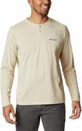 👕 columbia thistletown henley jasper heather men's shirt: top-quality clothing for style and comfort logo